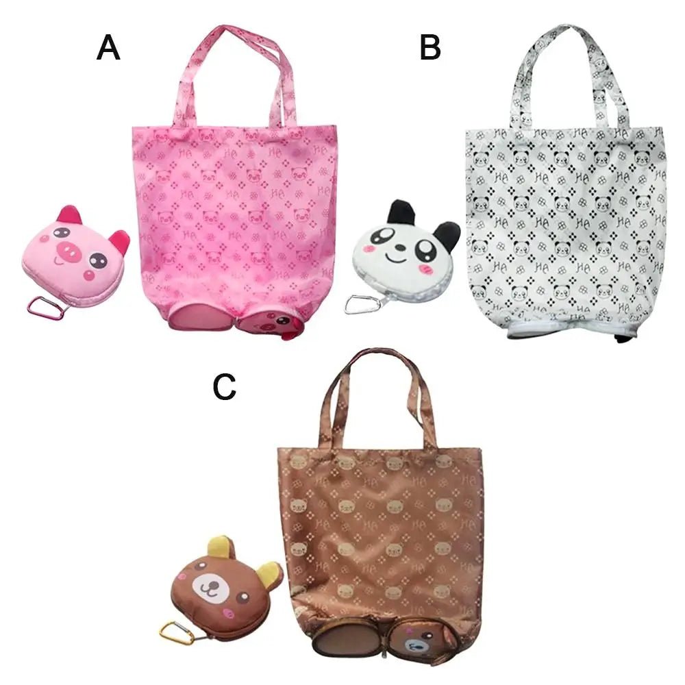 Portable Handbags Folding Shopping Bag - WIVAStore