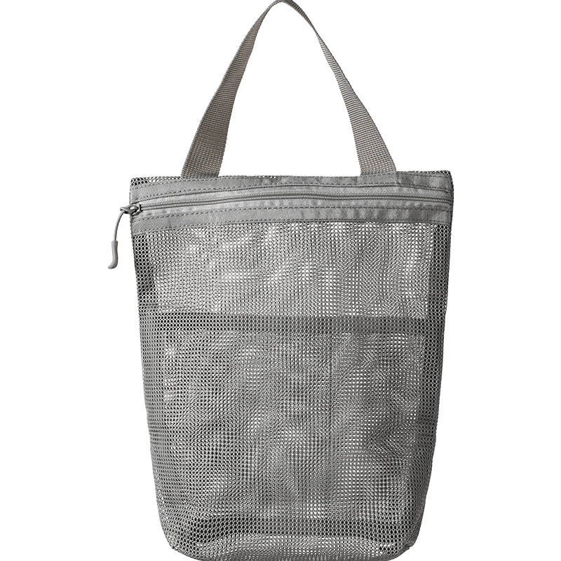 Portable Toiletry Bag with Handy Handle Large Capacity Mesh Toiletry - WIVAStore