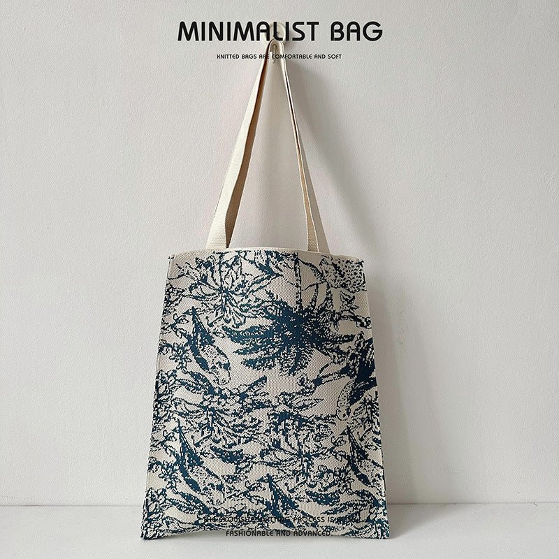Quirky Knit Shoulder Bag – Novelty Large Tote, Commuter - Friendly Animal Purse - WIVAStore