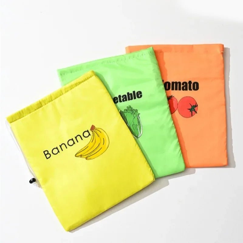 "Reusable Drawstring Produce Bags - Eco - Friendly Freshs Food Storage - WIVAStore