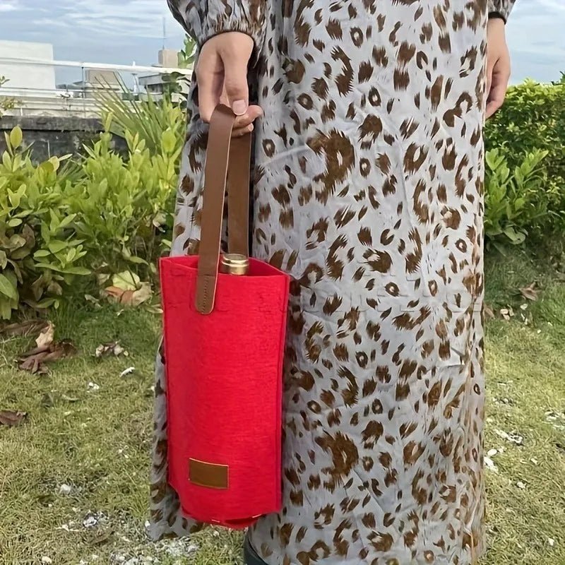Reusable Felt Wine Tote Bag - WIVAStore