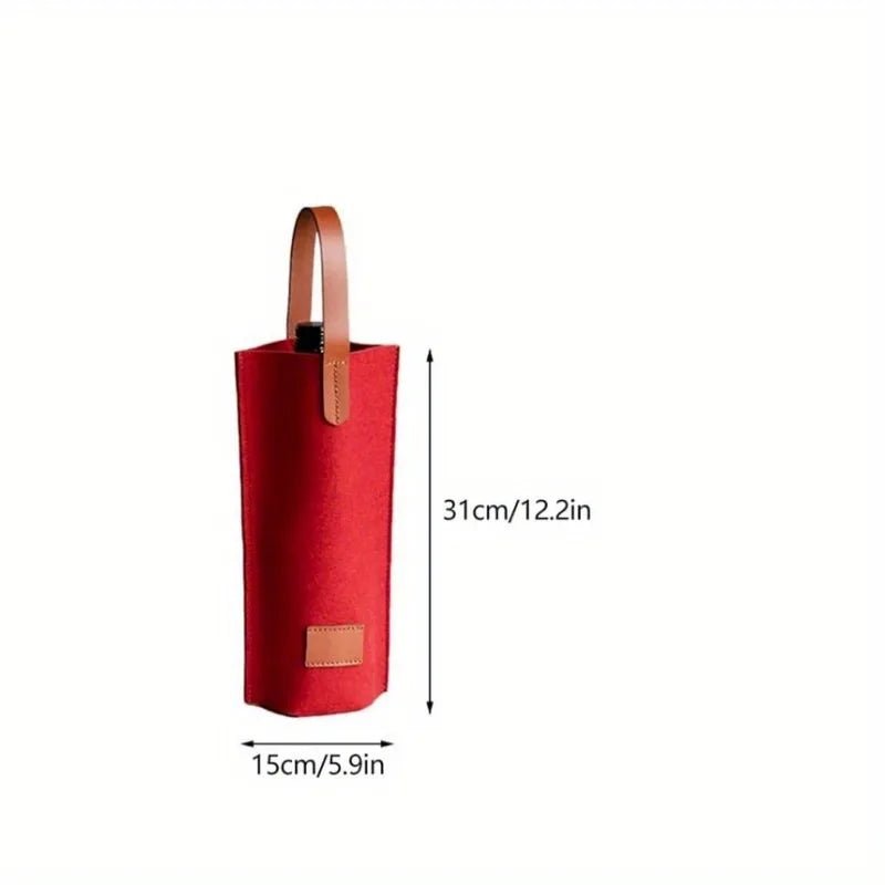 Reusable Felt Wine Tote Bag - WIVAStore
