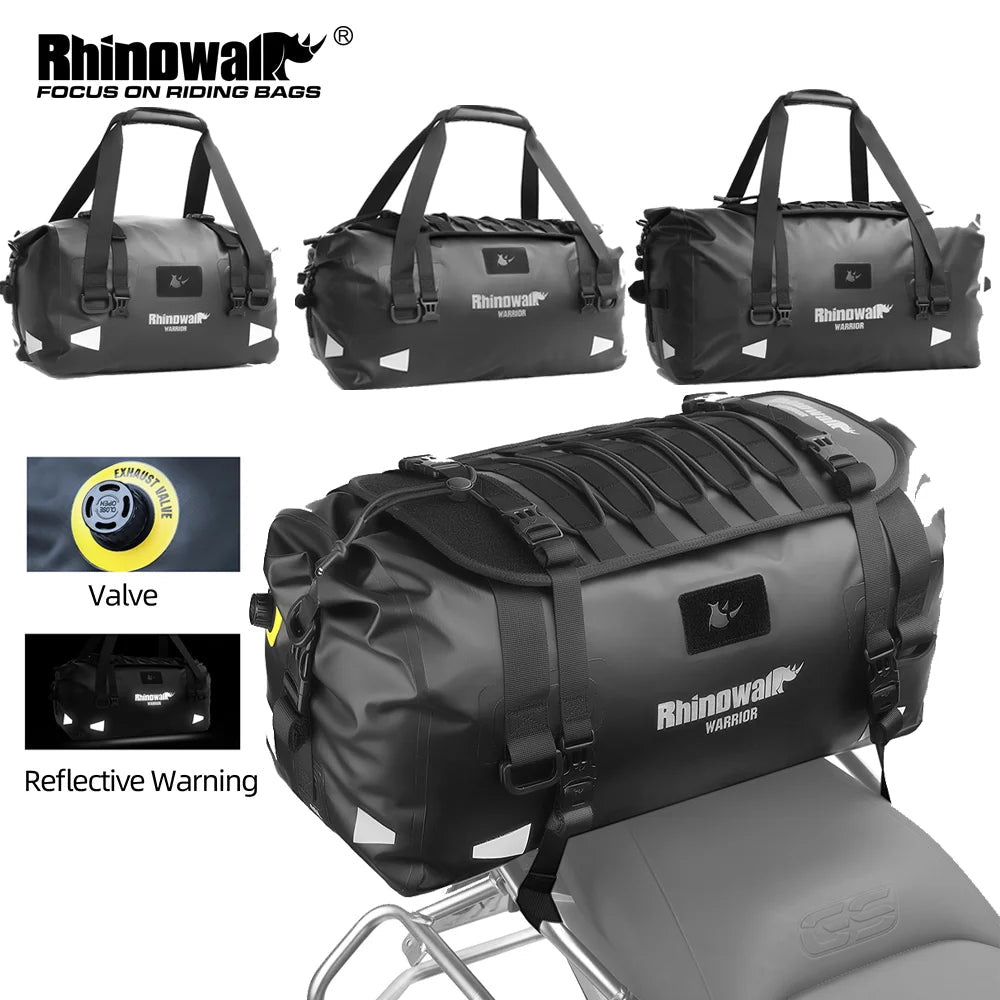 Rhinowalk Motorcycle Back Tail Bag 20L - 65L - WIVAStore
