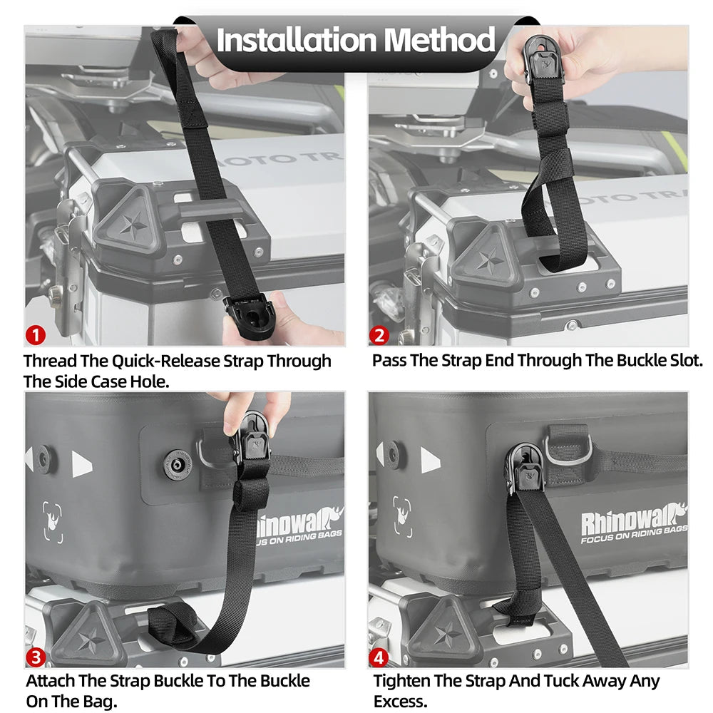 Rhinowalk Motorcycle Case Box Bag Waterproof - WIVAStore
