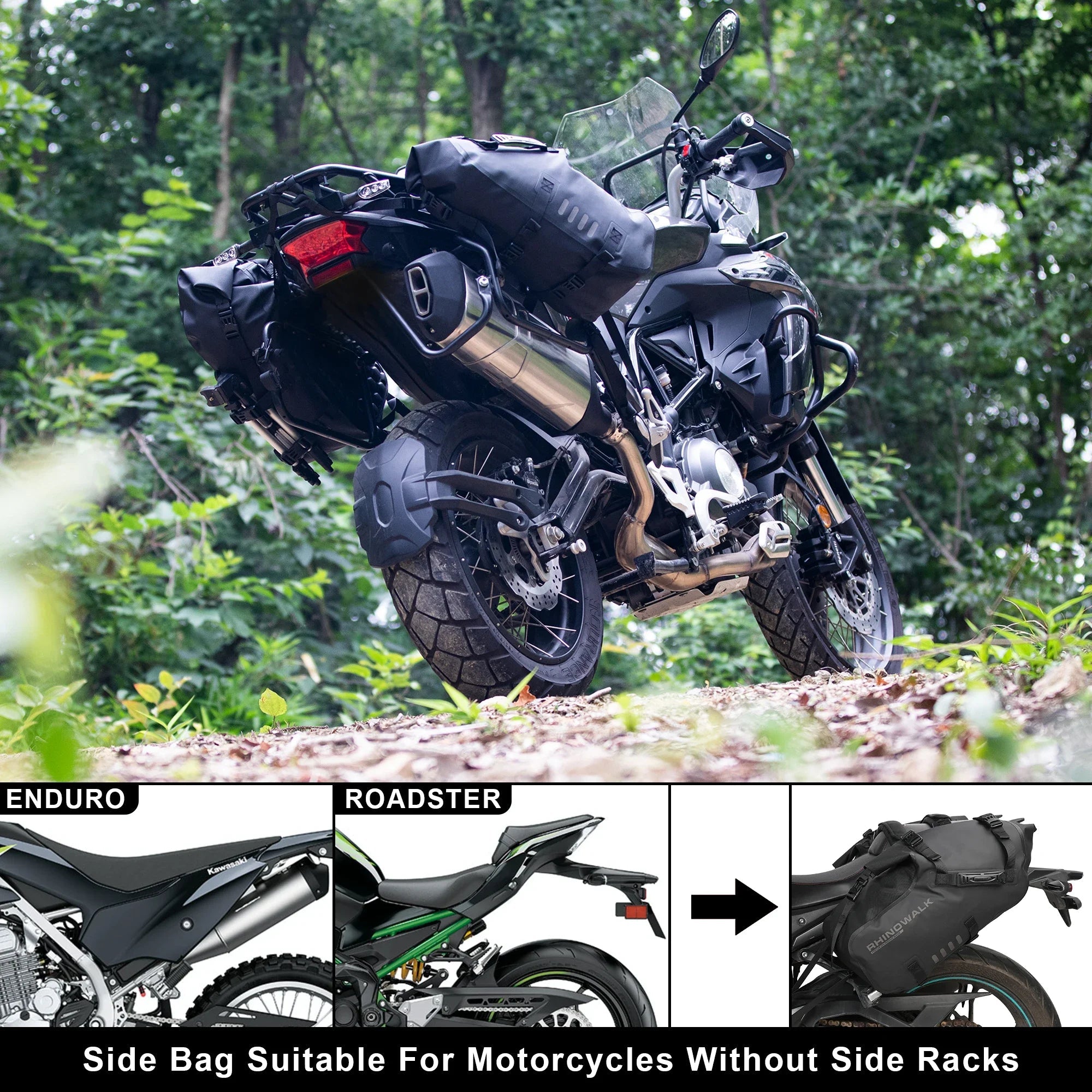 Rhinowalk Motorcycle Saddle - Bag 100%Waterproof - WIVAStore