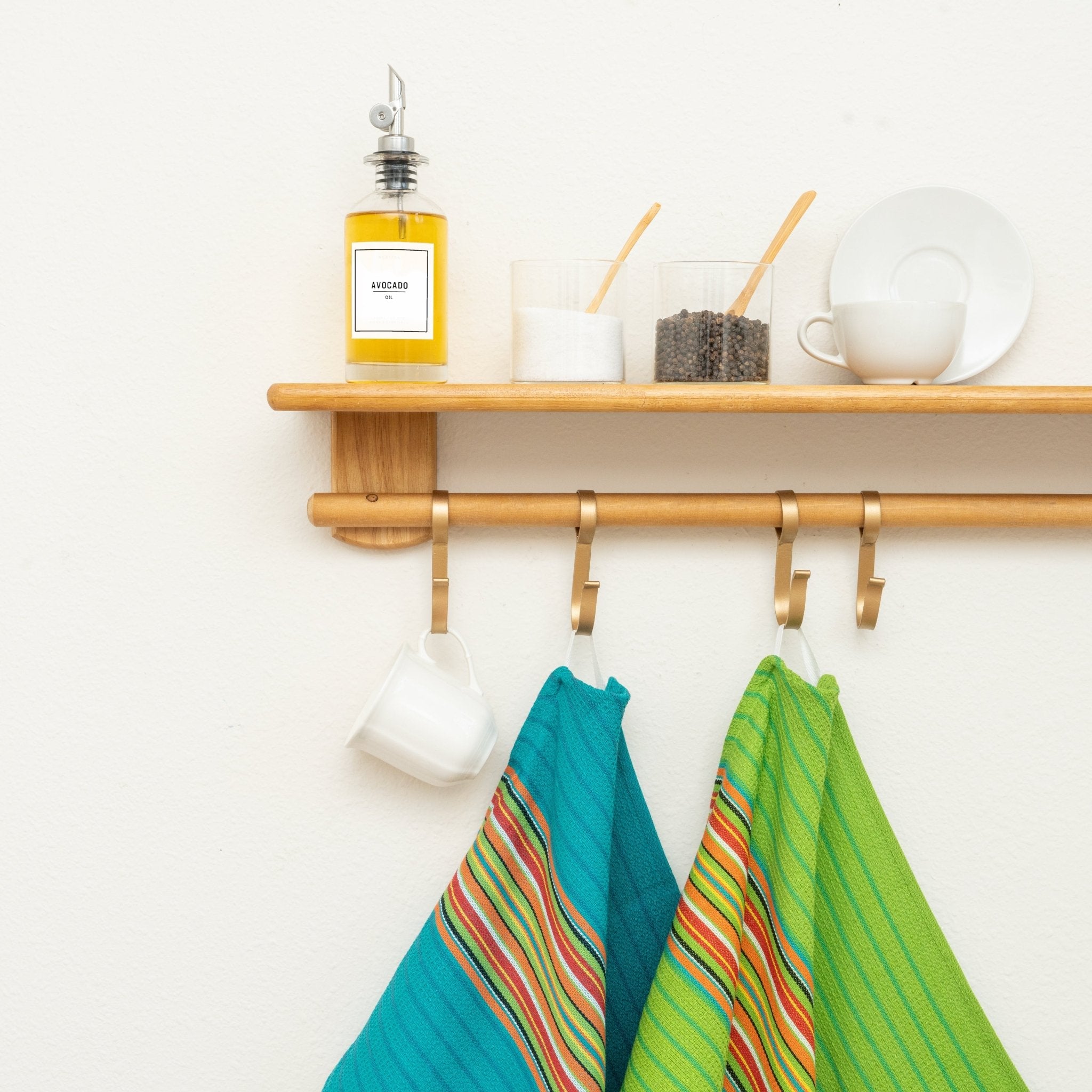 Salsa Stripe Kitchen Towels - WIVAStore