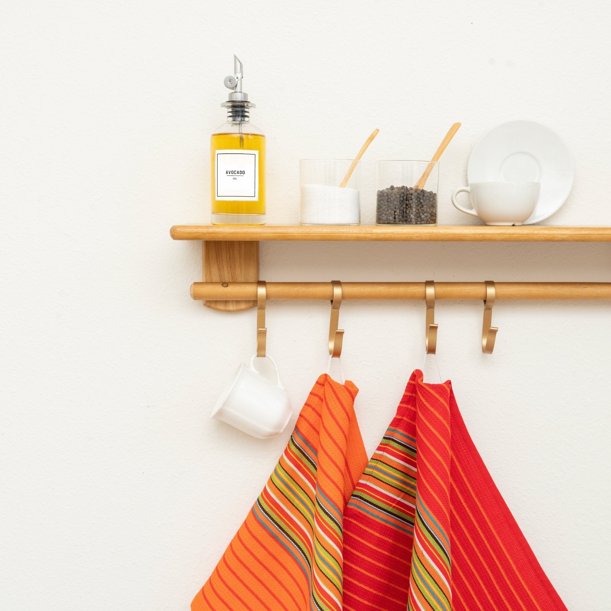 Salsa Stripe Kitchen Towels - WIVAStore