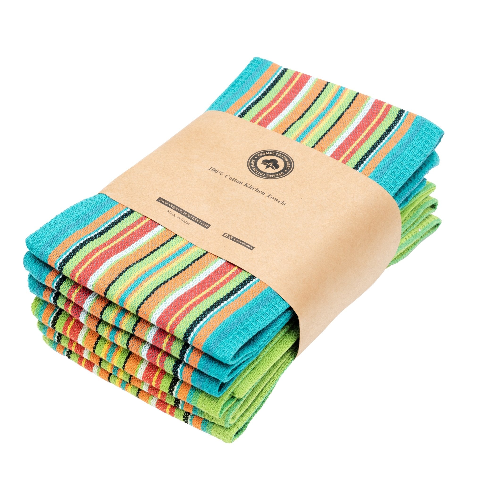 Salsa Stripe Kitchen Towels - WIVAStore