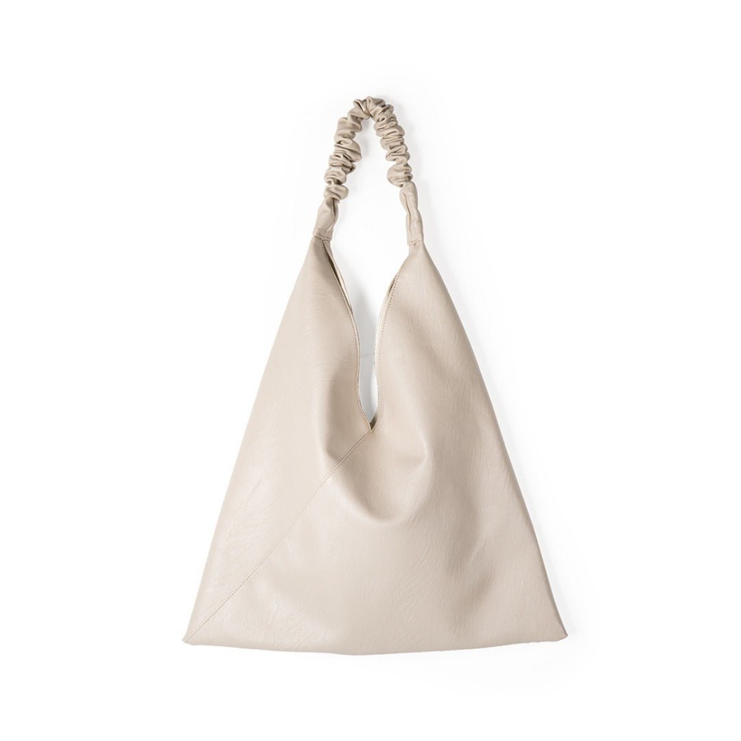 Slouch purse, pu leather shoulder bag, armpit bag commuter, casual large capacity tote bag - WIVAStore