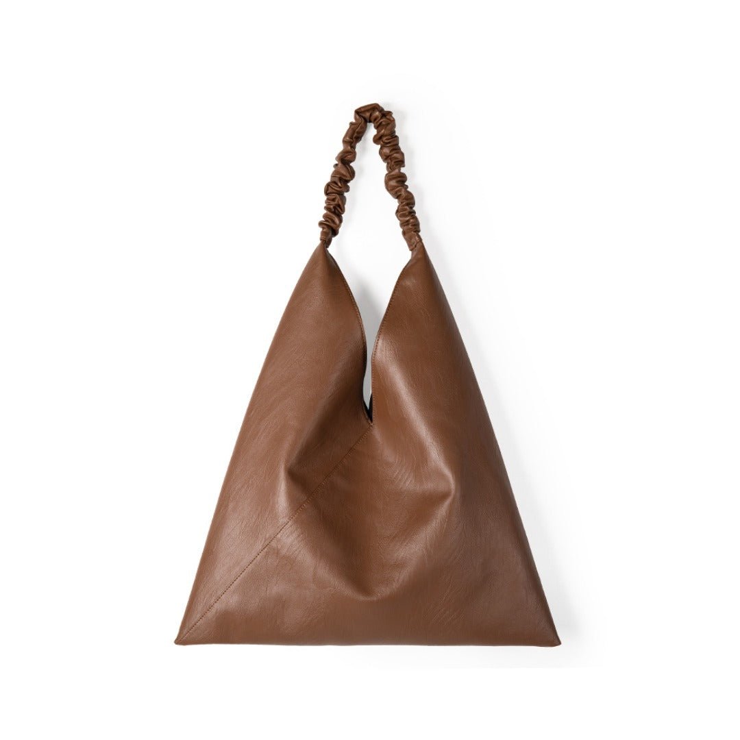 Slouch purse, pu leather shoulder bag, armpit bag commuter, casual large capacity tote bag - WIVAStore