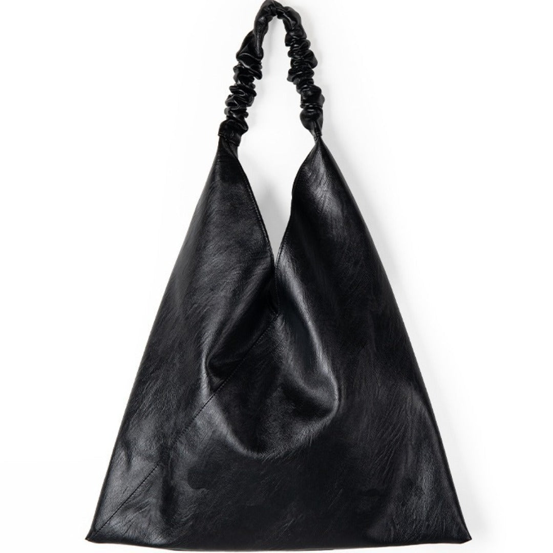 Slouch purse, pu leather shoulder bag, armpit bag commuter, casual large capacity tote bag - WIVAStore