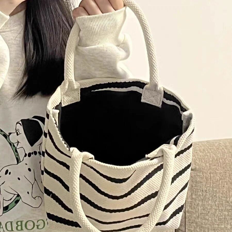 small tote bag for women, shoulder hobo purse small canvas tote bag beige - WIVAStore