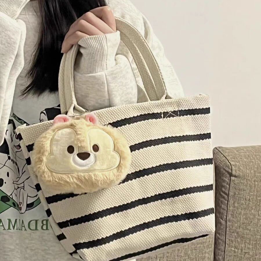 small tote bag for women, shoulder hobo purse small canvas tote bag beige - WIVAStore