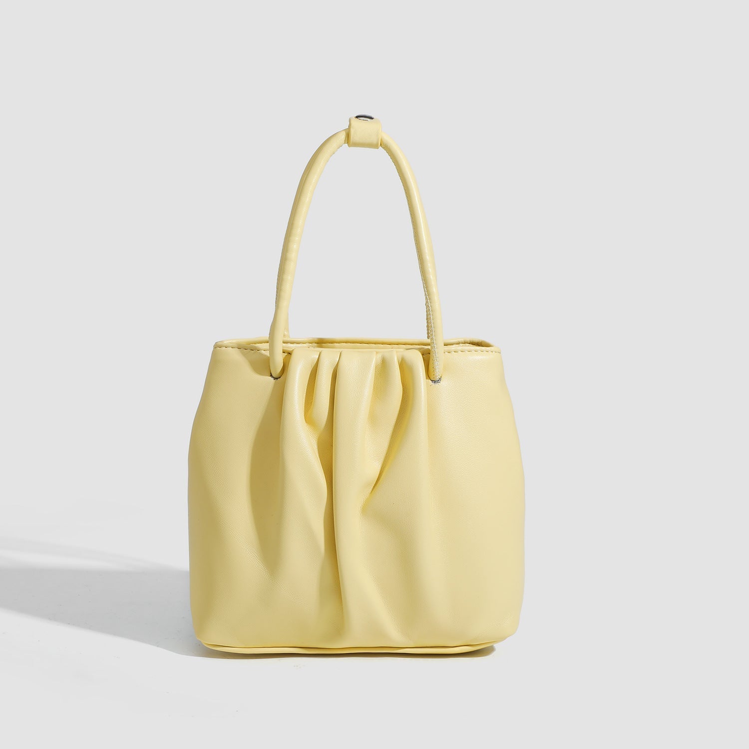 Square pleated versatile bag, bag women's fashion women's tote bag, portable casual shoulder bag - WIVAStore