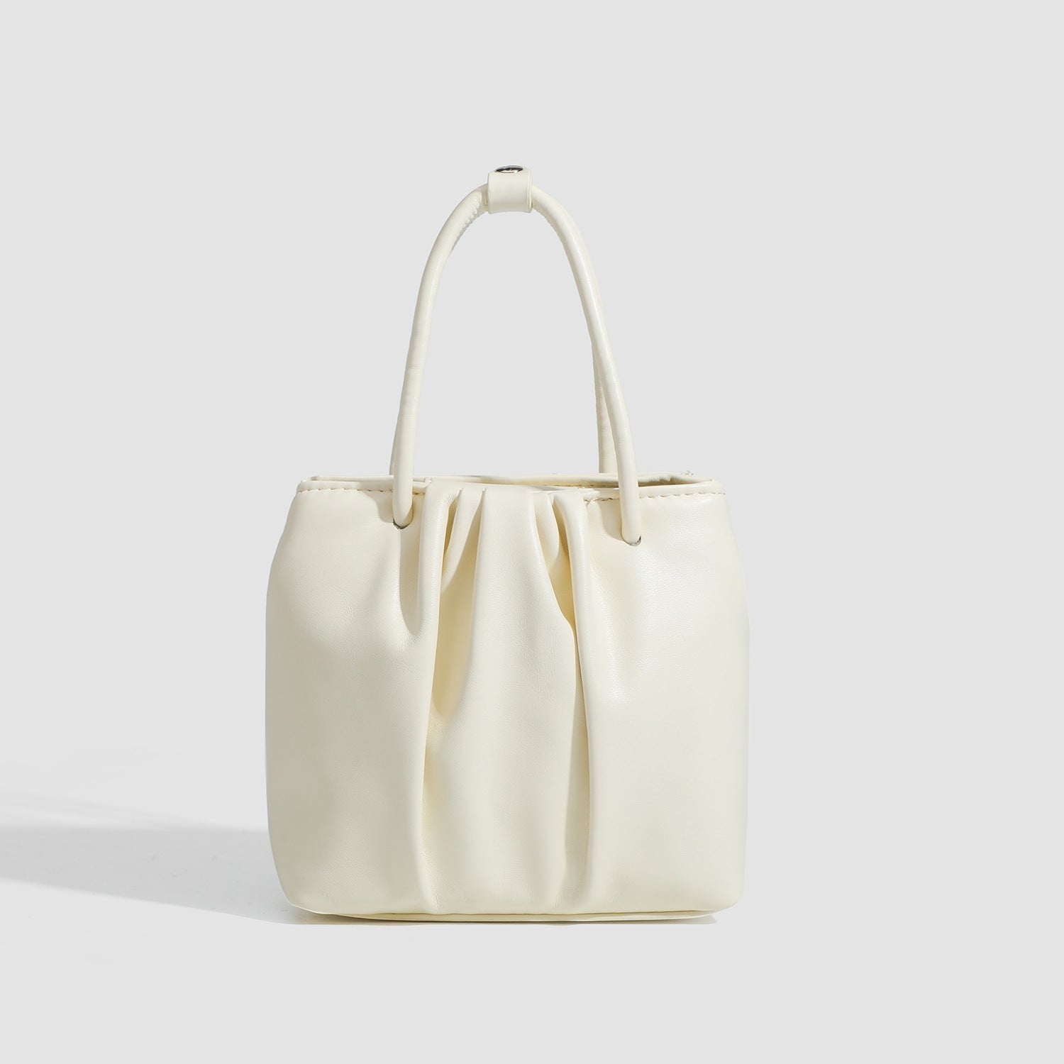 Square pleated versatile bag, bag women's fashion women's tote bag, portable casual shoulder bag - WIVAStore