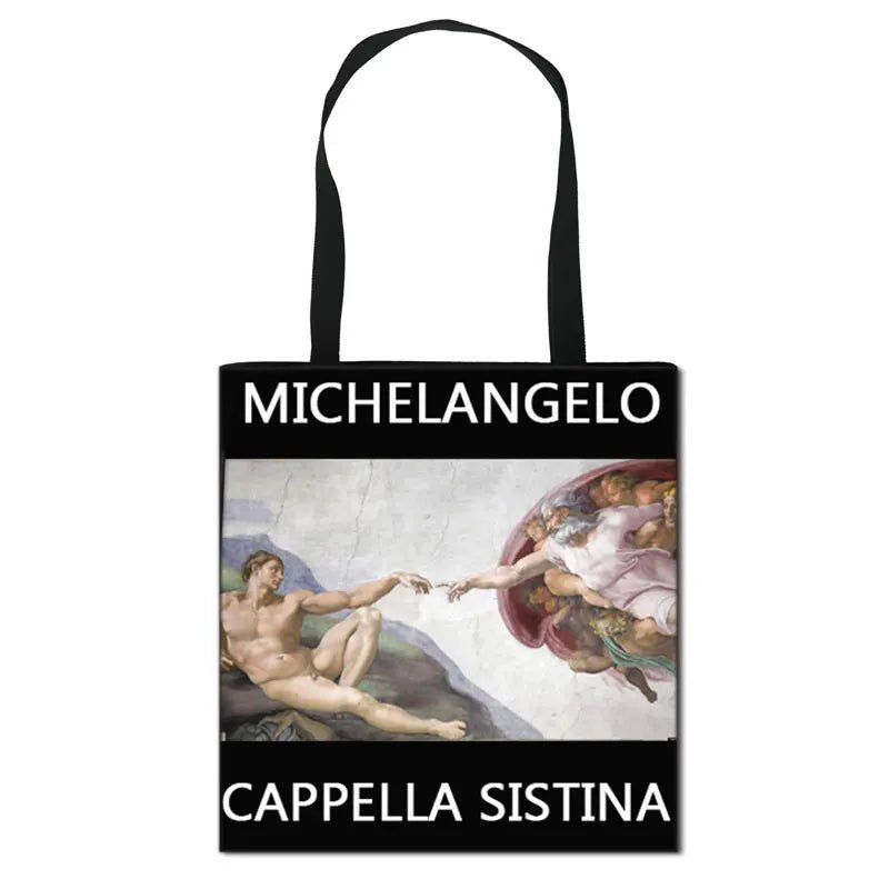 Starry Night / Statue David / Mona Lisa Handbags - WIVAStore