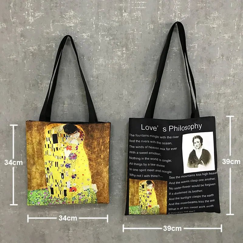 Starry Night / Statue David / Mona Lisa Handbags - WIVAStore