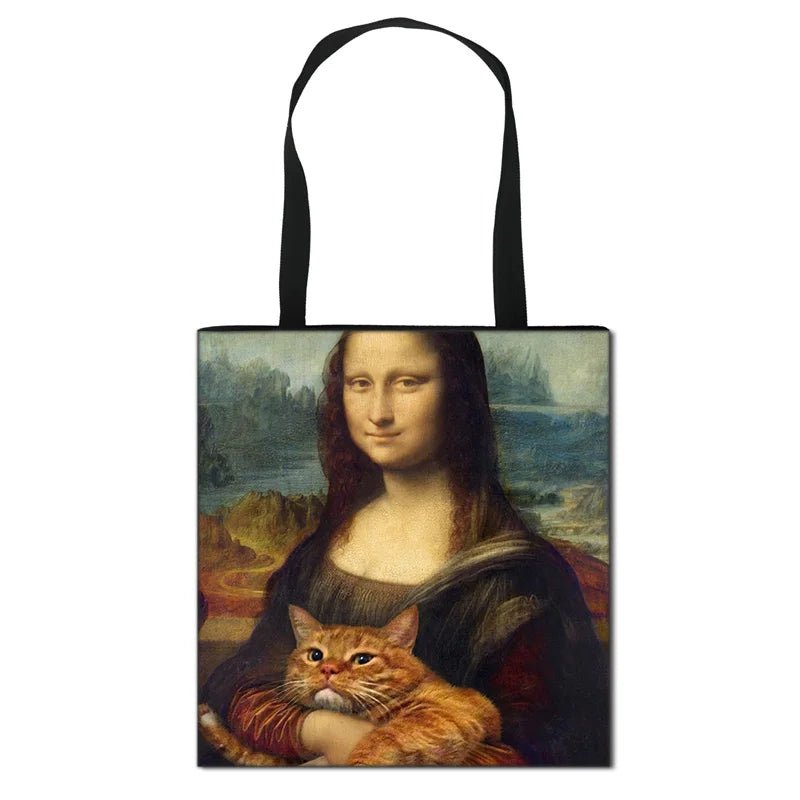 Starry Night / Statue David / Mona Lisa Handbags - WIVAStore