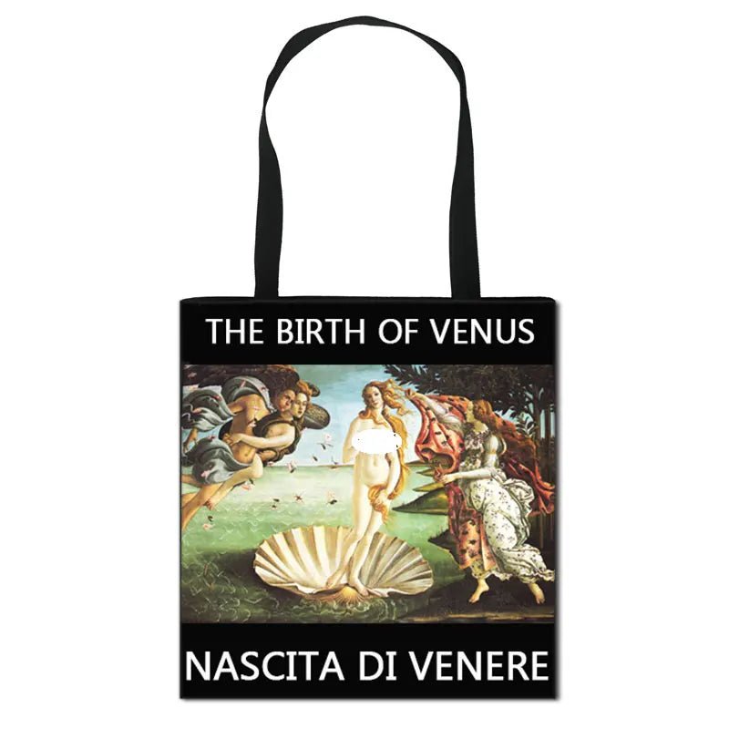 Starry Night / Statue David / Mona Lisa Handbags - WIVAStore