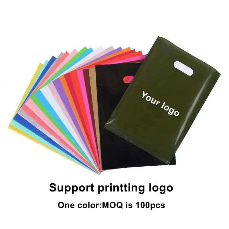 StoBag Colorful Poly Plastic Shopping Bags - WIVAStore