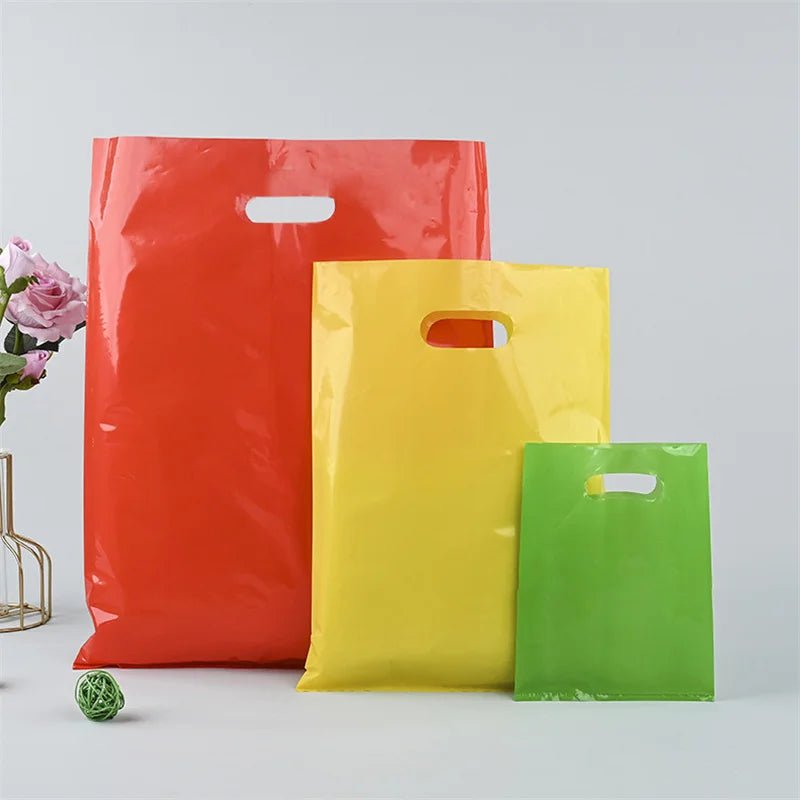 StoBag Colorful Poly Plastic Shopping Bags - WIVAStore