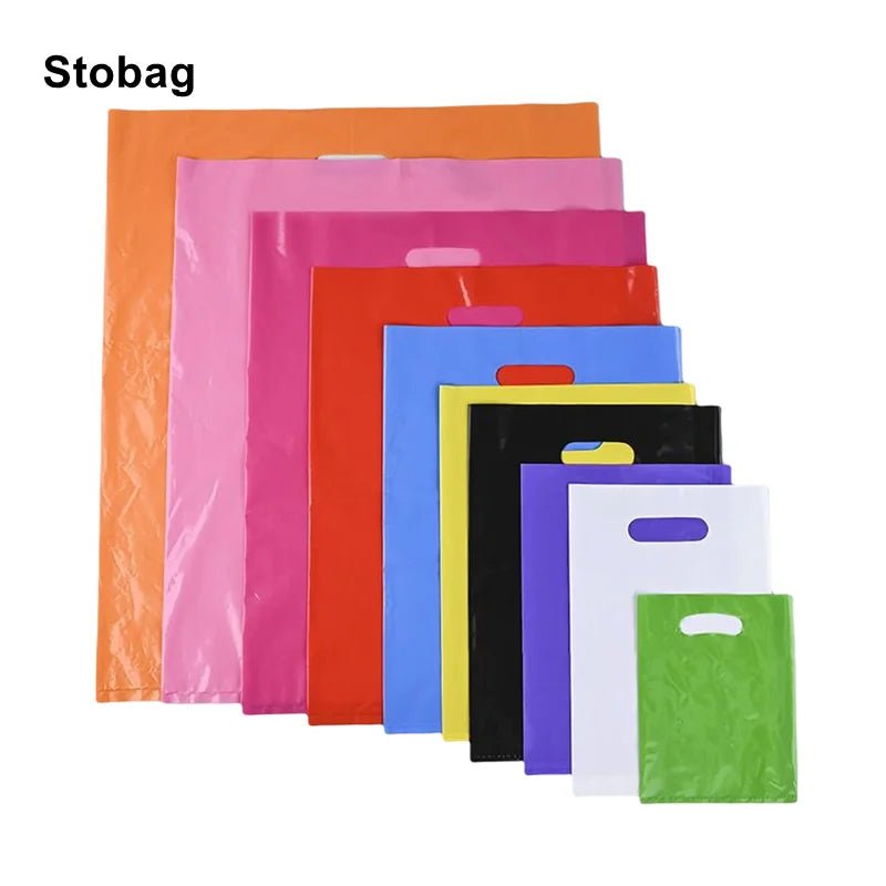StoBag Colorful Poly Plastic Shopping Bags - WIVAStore