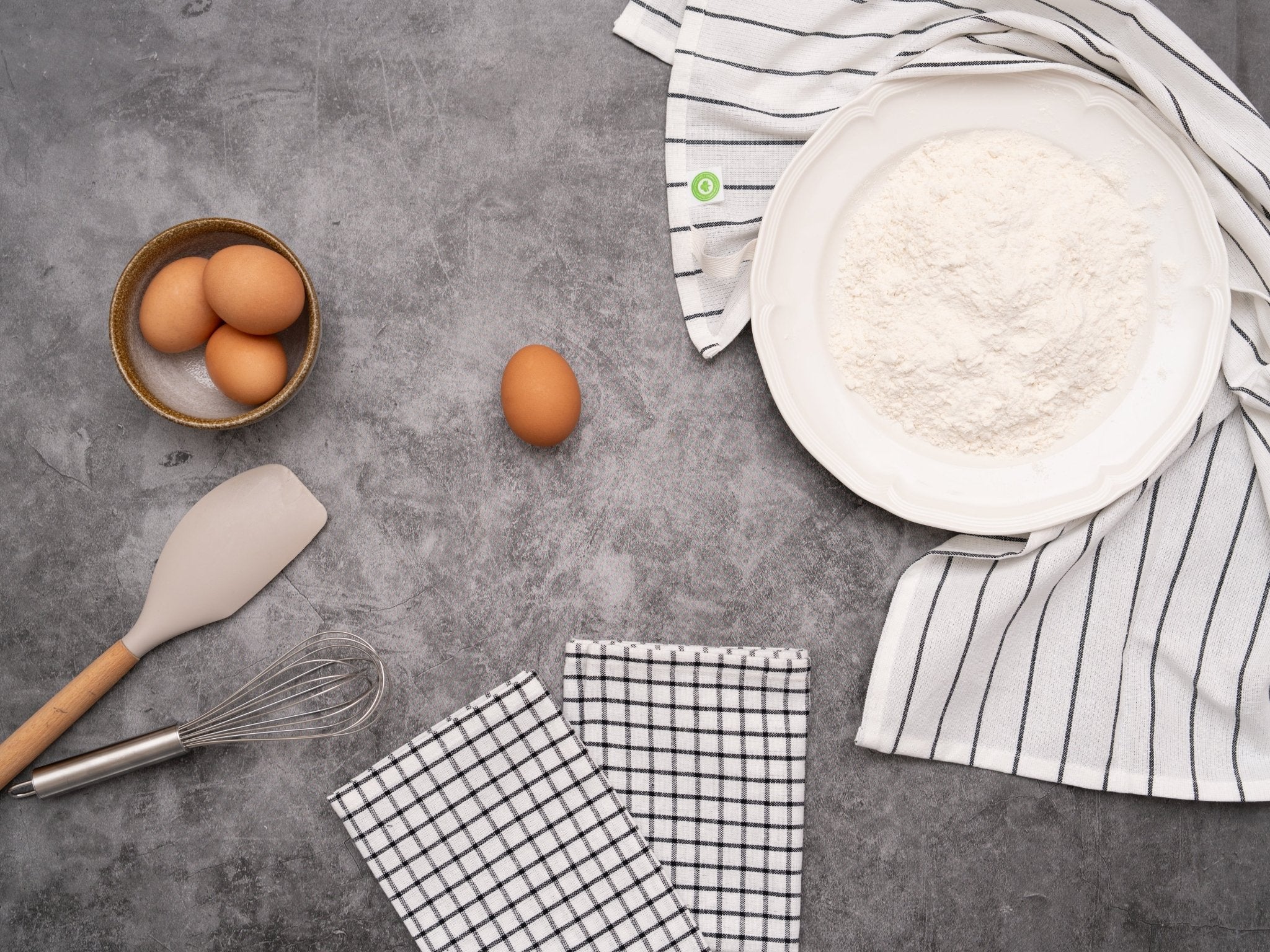 Stripe & Check Kitchen Towel Set - WIVAStore