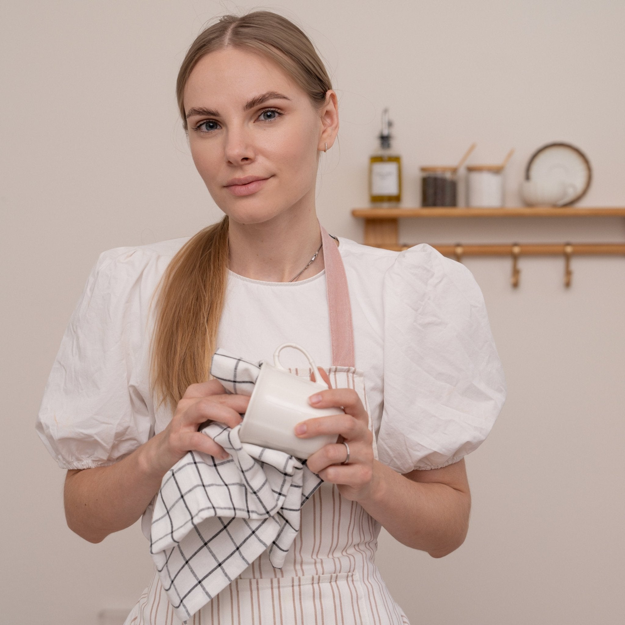 Stripe & Check Kitchen Towel Set - WIVAStore