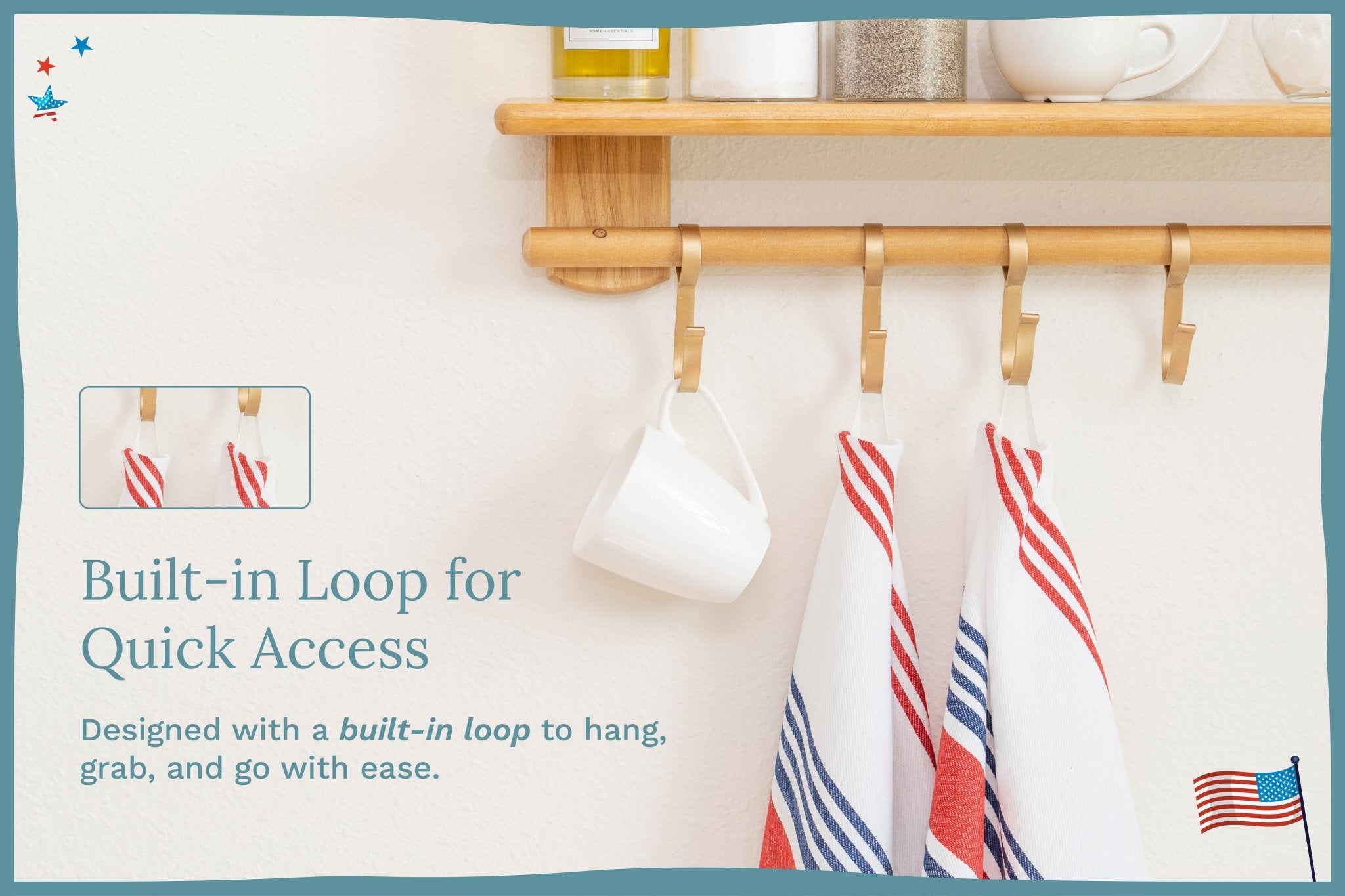 Striped Kitchen Towels - WIVAStore