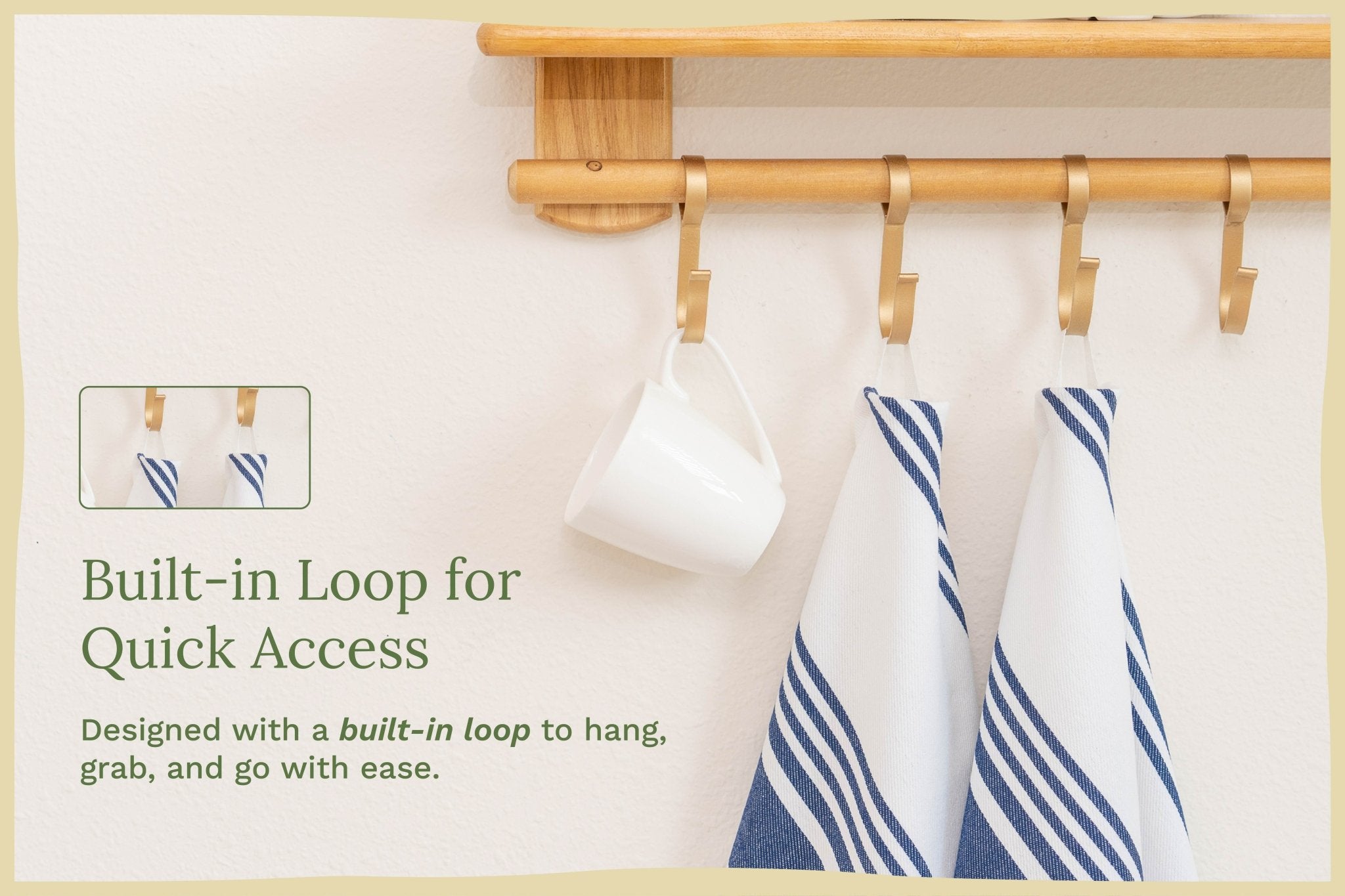 Striped Kitchen Towels - WIVAStore