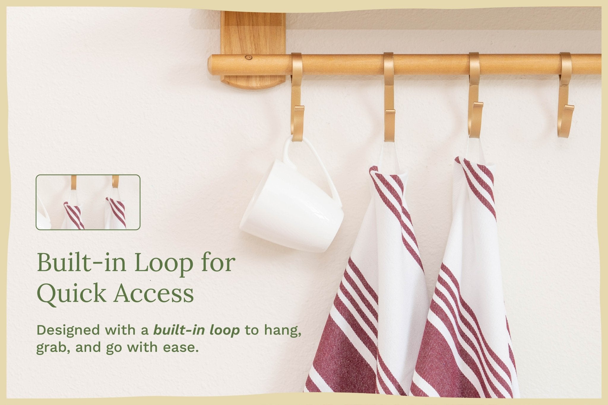 Striped Kitchen Towels - WIVAStore
