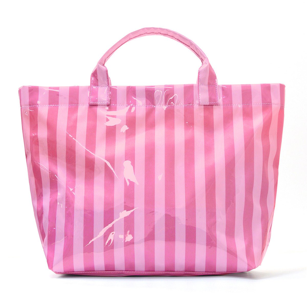 Striped Tote Bag – High - Aesthetic Lightweight Handbag, Commuter Large Travel Shoulder Bag - WIVAStore