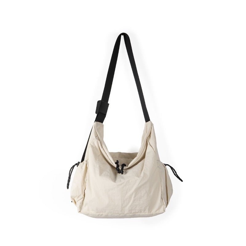Student Versatile Casual Nylon Tote Bag Women, Design Thin and Large Capacity Shoulder Crossbody Bag, - WIVAStore