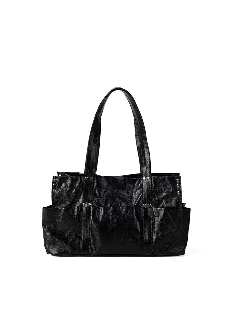 Stylish Metallic Hobo Tote Purse - Summer Design Large Capacity Multi - Compartment Shoulder Bag for Women - WIVAStore