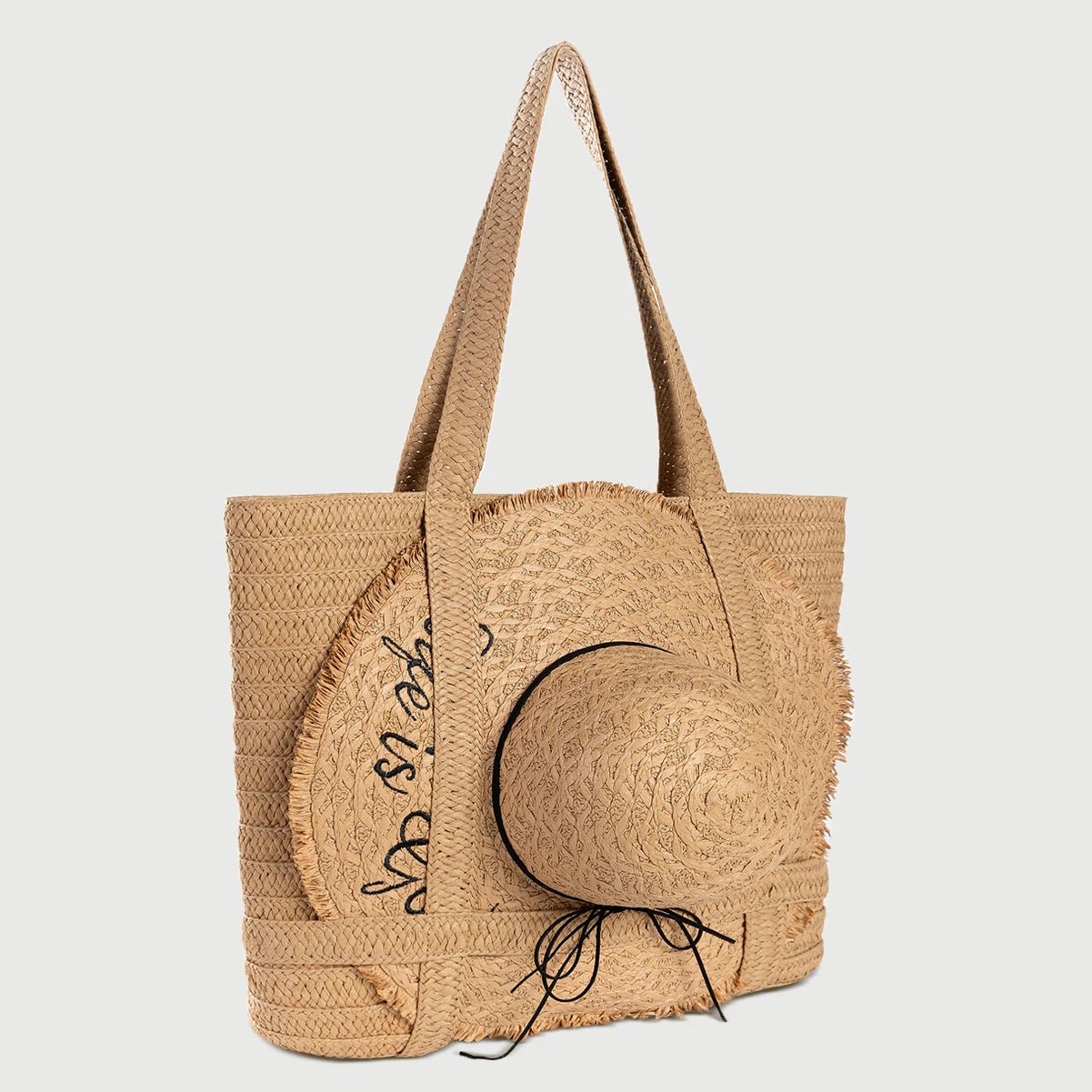 Summer Large Capacity Totes With Cap - WIVAStore