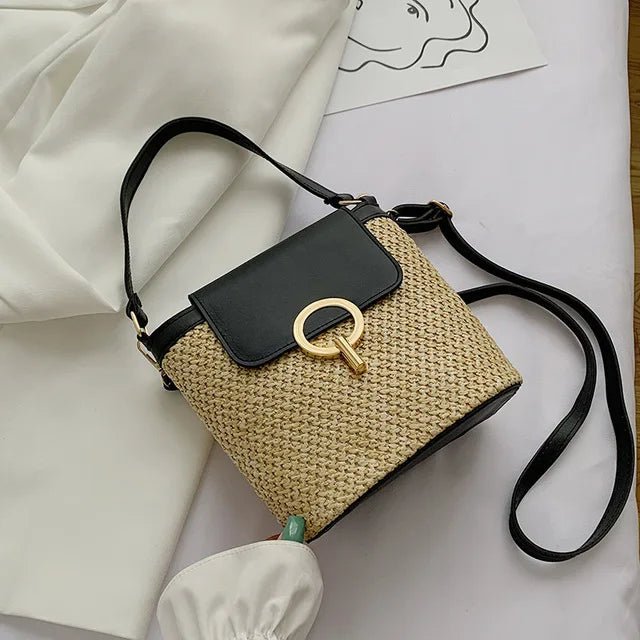 Summer New Straw Bucket Bag - WIVAStore