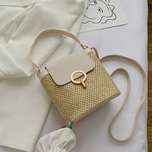 Summer New Straw Bucket Bag - WIVAStore