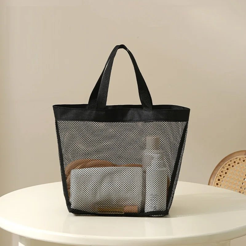 Transparent Mesh Cosmetic Bag - WIVAStore