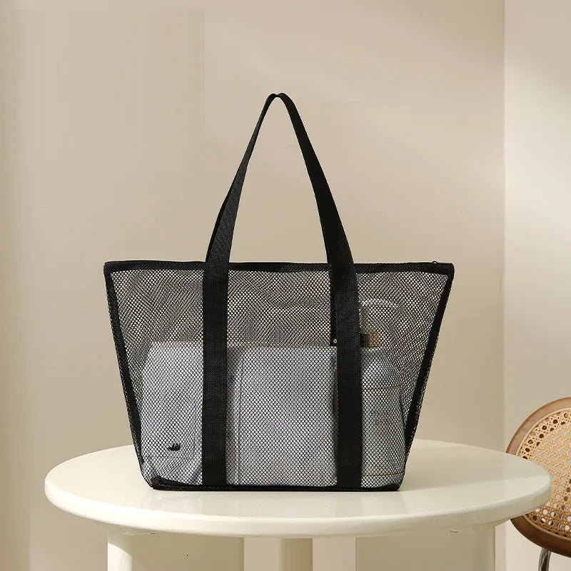 Transparent Mesh Cosmetic Bag - WIVAStore
