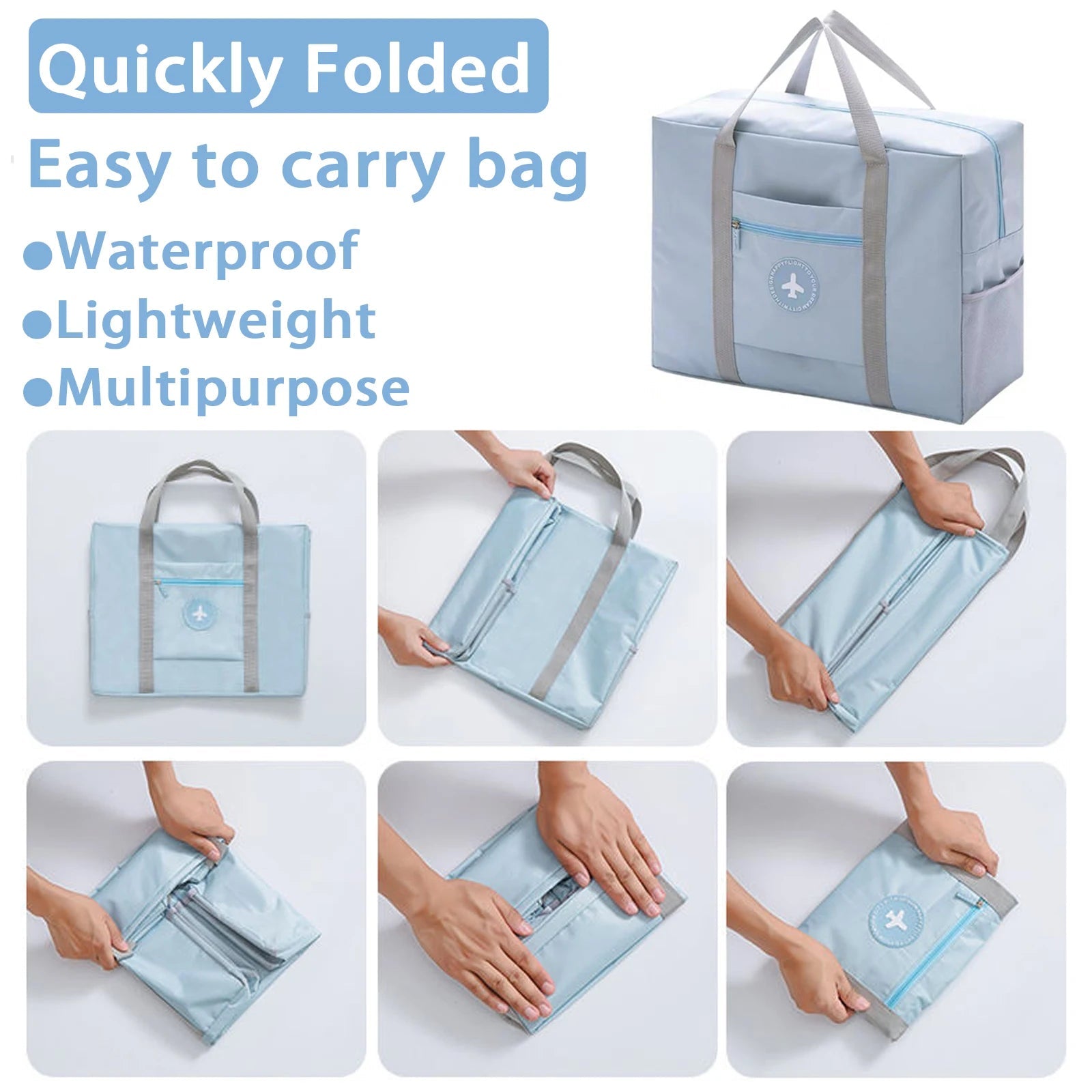 Travel Bag Foldable Duffle Bag - WIVAStore