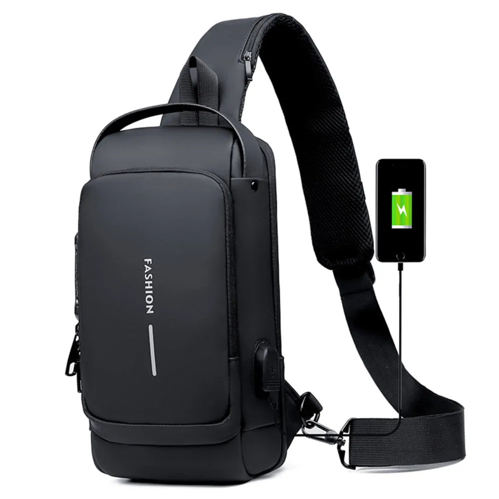 USB Charging Sport Sling Bag - WIVAStore