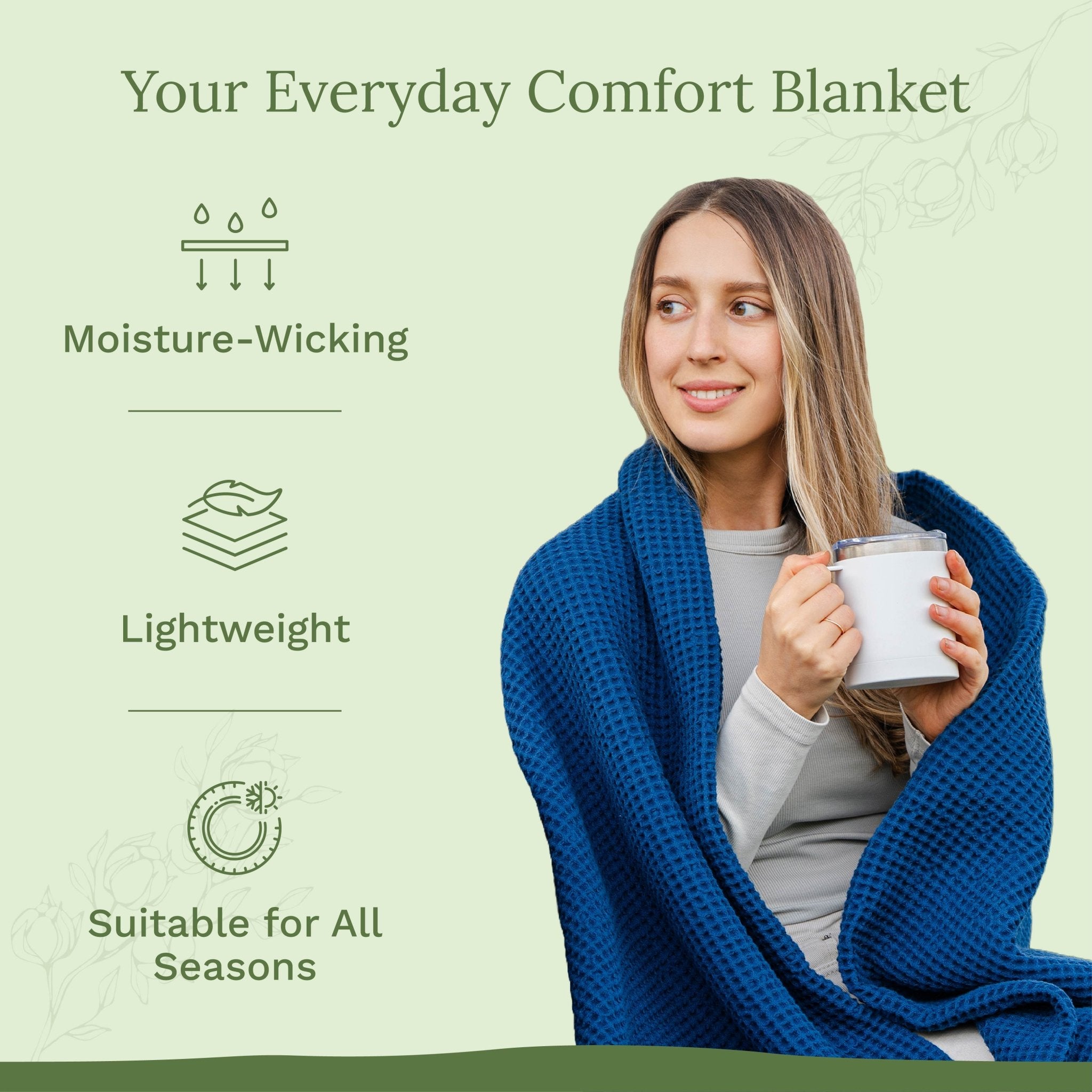 Waffle Weave Blanket - WIVAStore