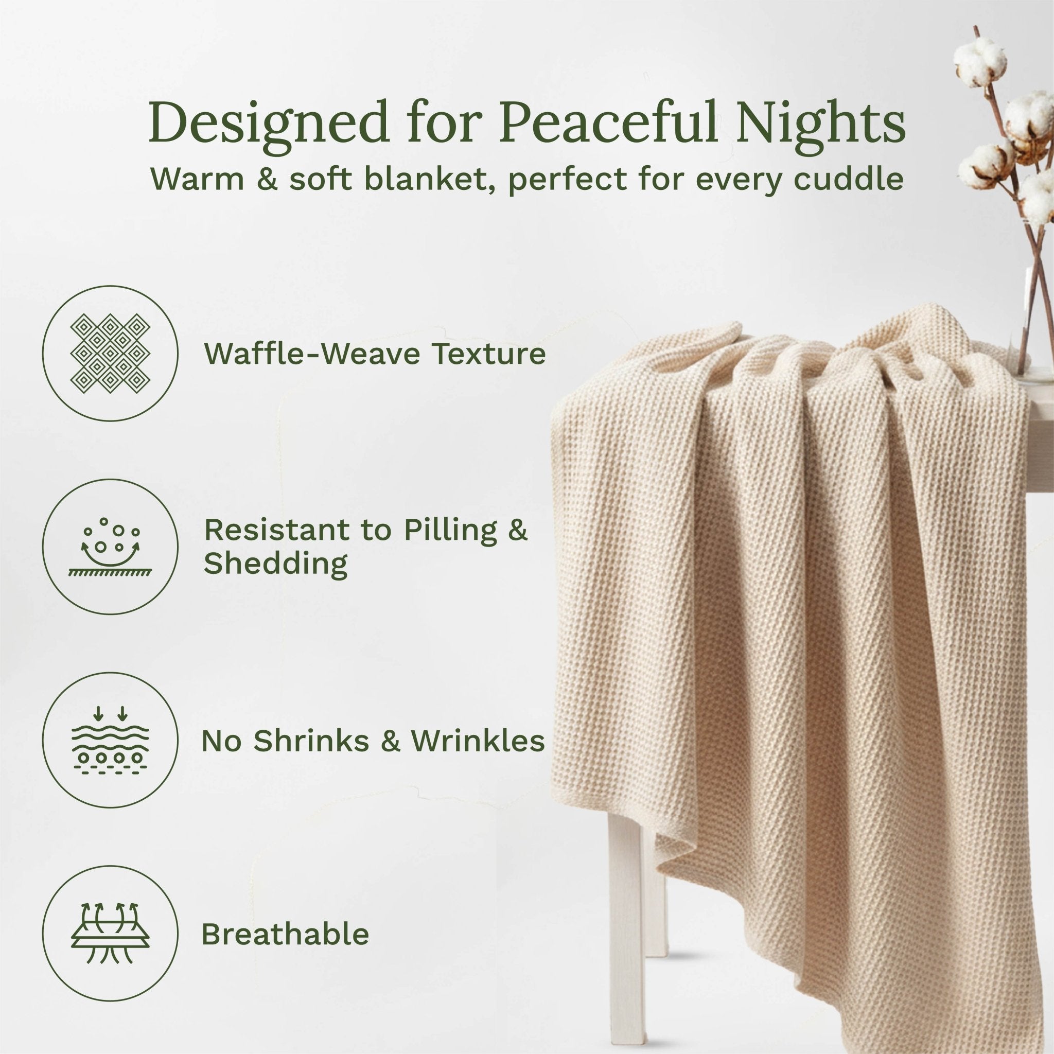Waffle Weave Blanket - WIVAStore