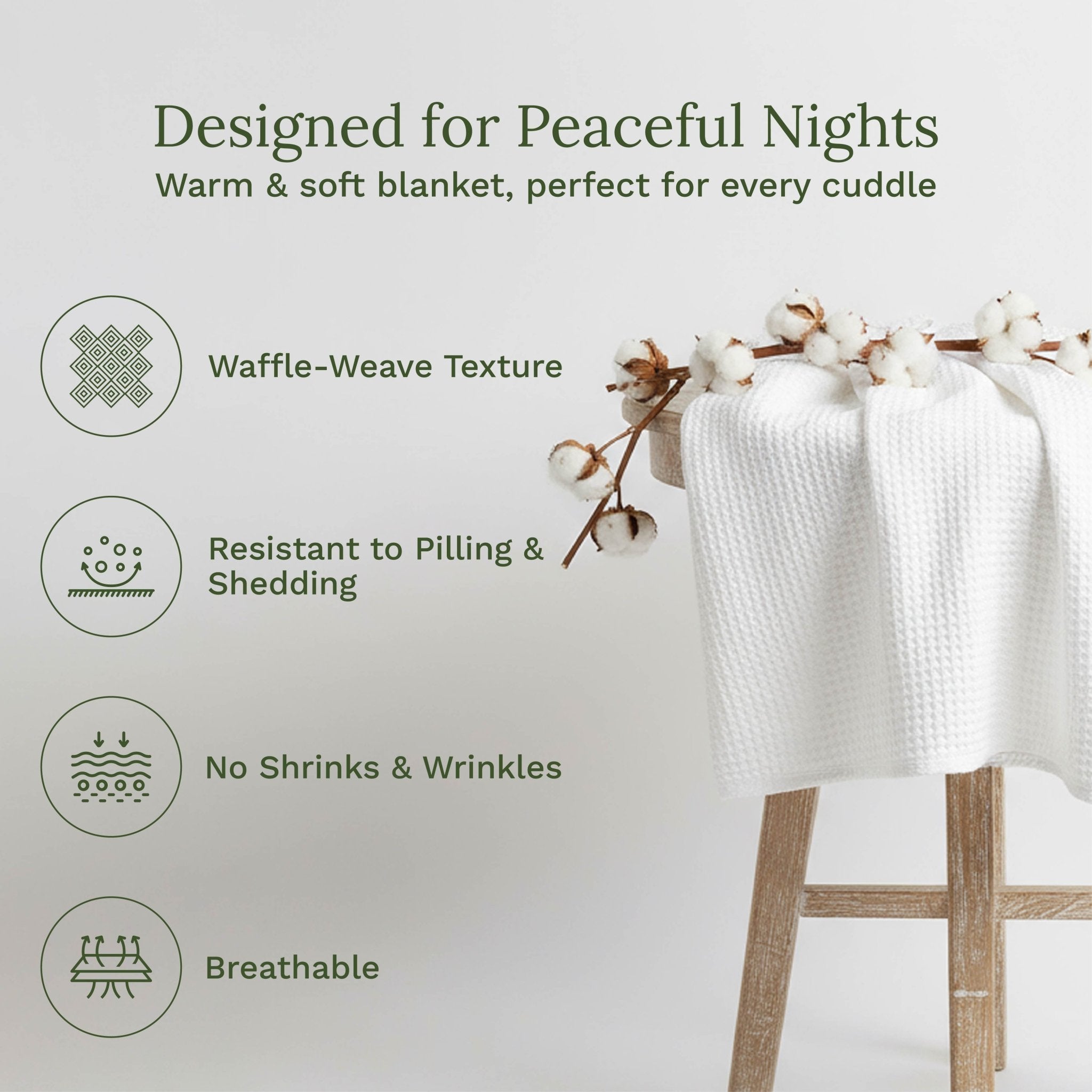 Waffle Weave Blanket - WIVAStore