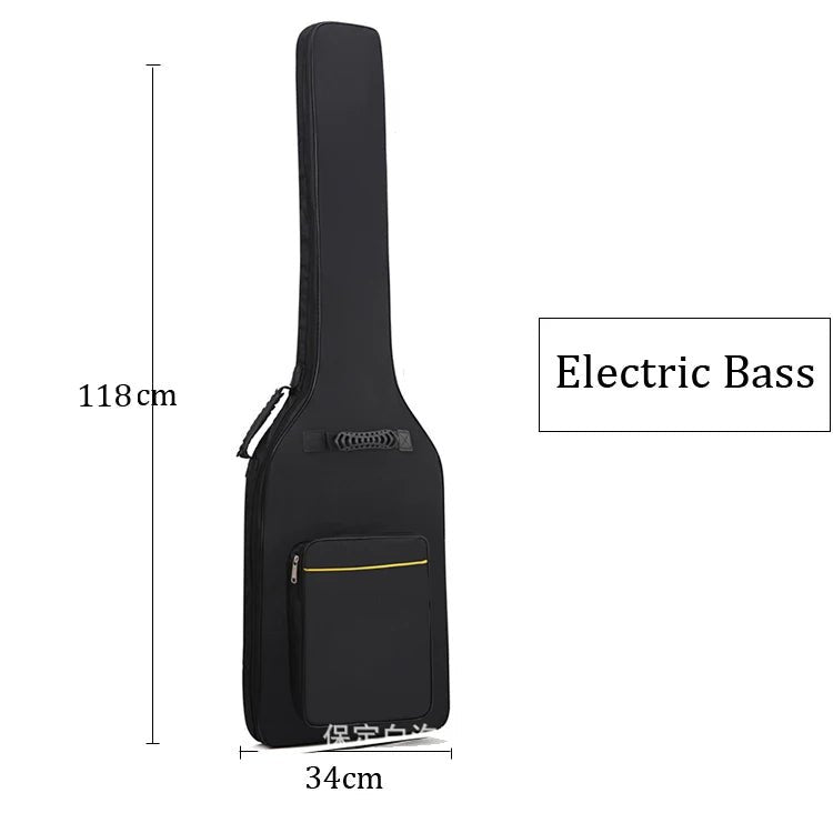 Waterproof Electric Bass Case Double Strap Padded - WIVAStore