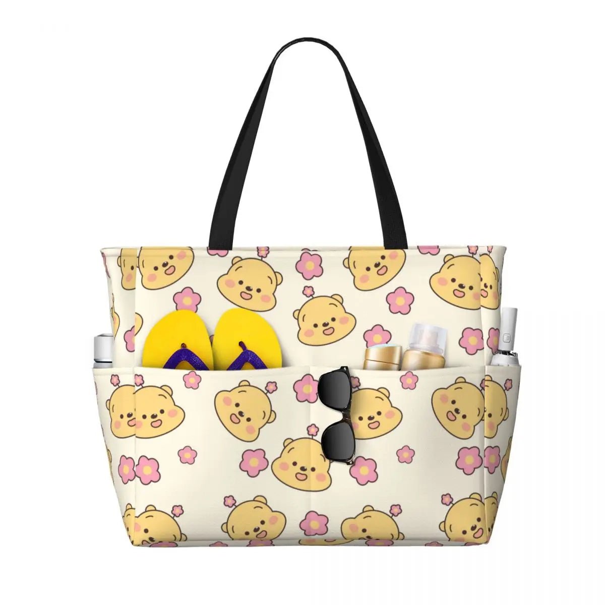 Winnie The Pooh Large Beach Tote Bag - WIVAStore