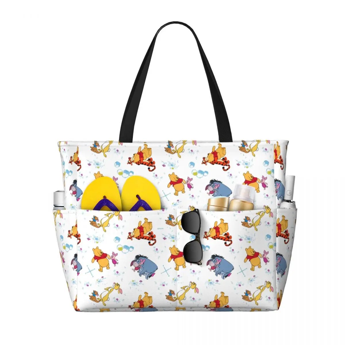 Winnie The Pooh Large Beach Tote Bag - WIVAStore