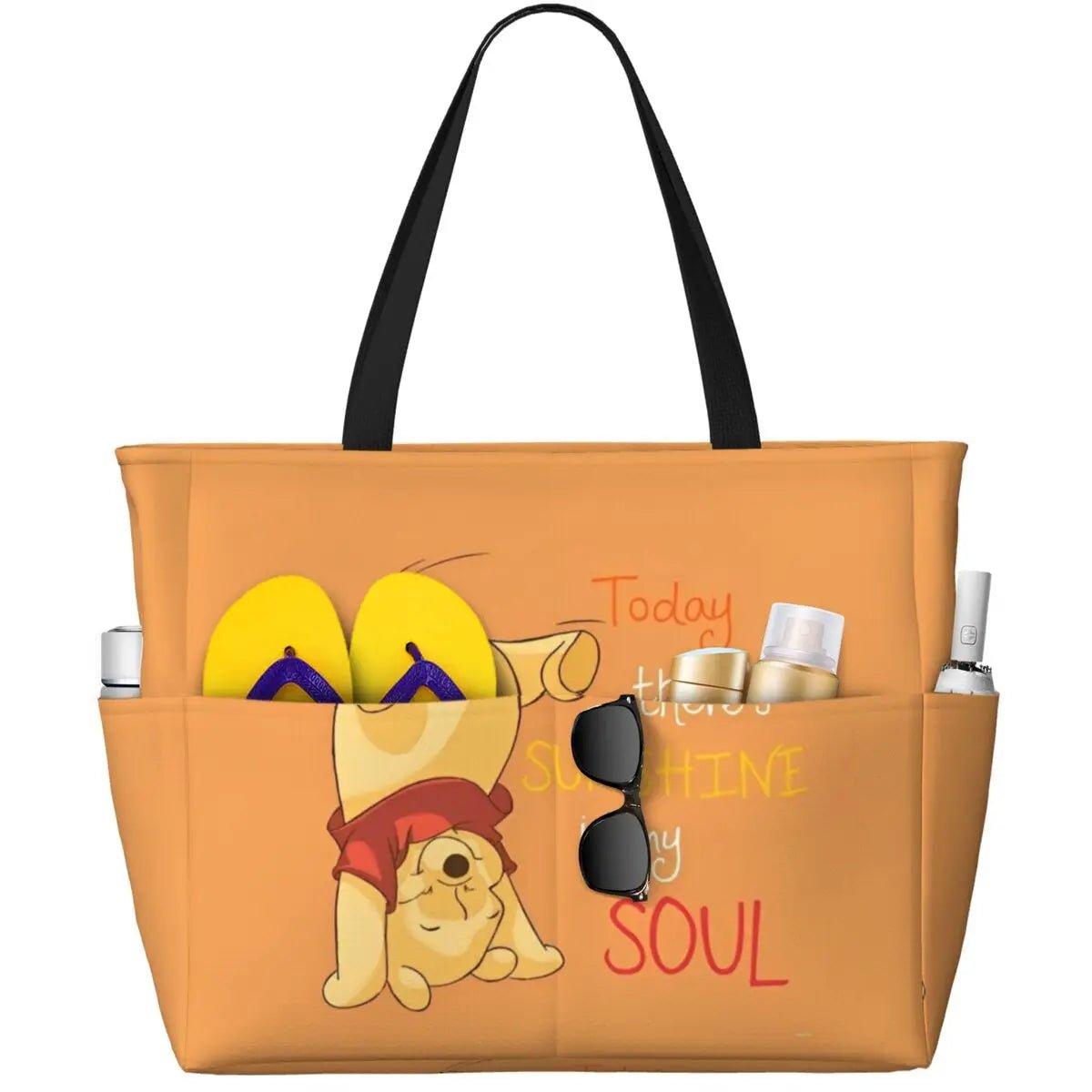 Winnie The Pooh Large Beach Tote Bag - WIVAStore