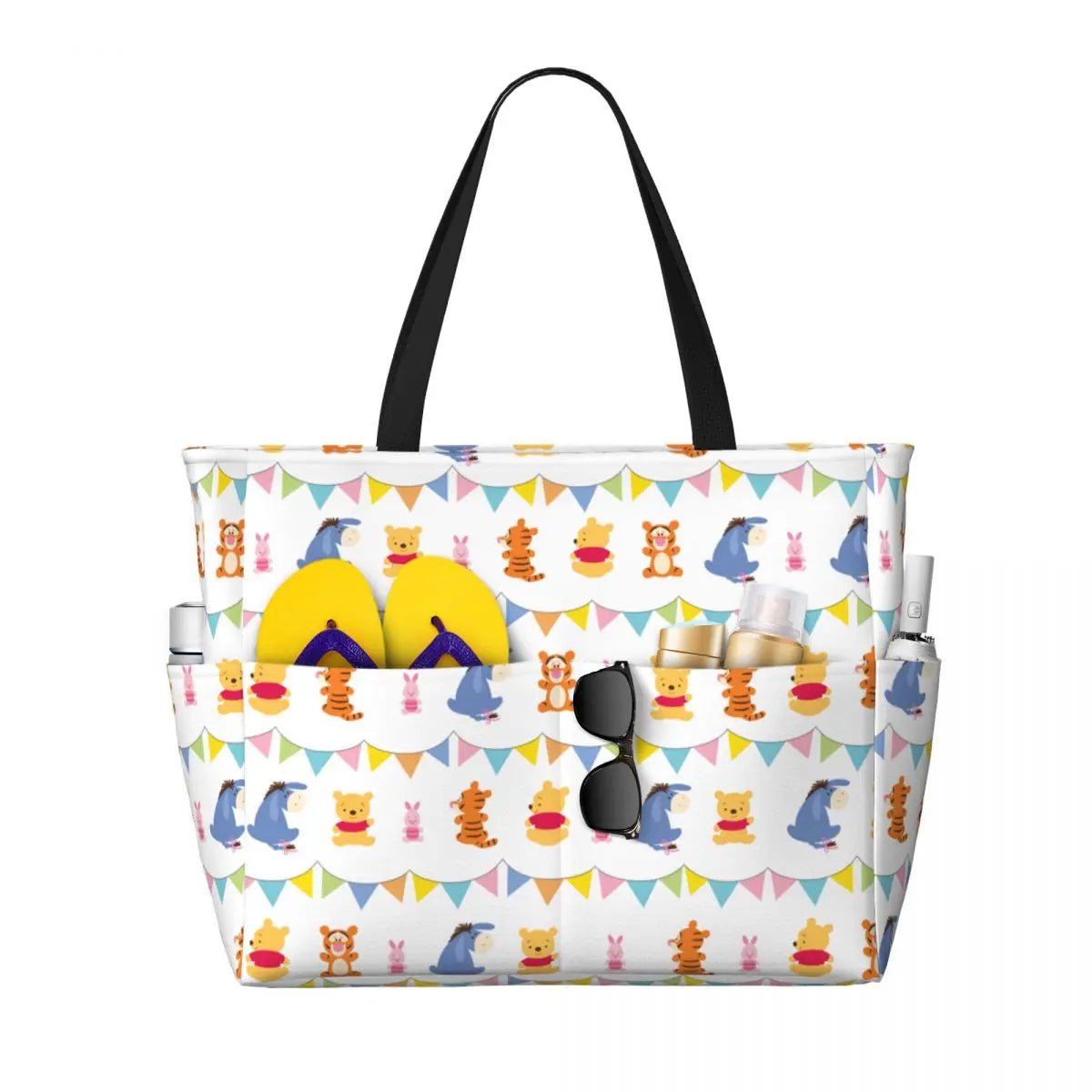 Winnie The Pooh Large Beach Tote Bag - WIVAStore