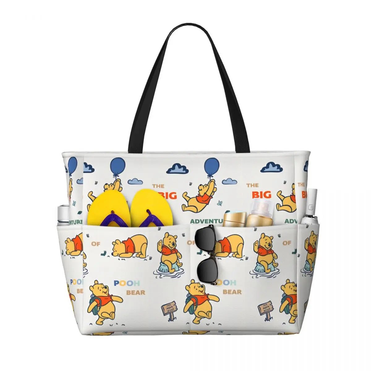 Winnie The Pooh Large Beach Tote Bag - WIVAStore